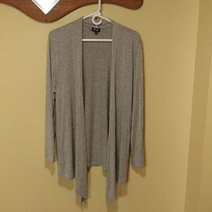 All You Gray Drapey Cardigan
